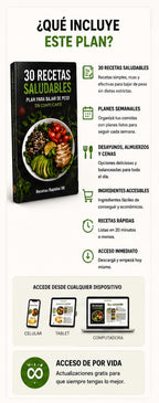 ¿Querés bajar de peso pero no sabés por dónde empezar? Este plan de 30 recetas simples te organiza toda la alimentación del mes sin dietas estrictas ni pasar hambre.