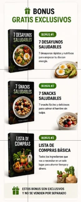 ¿Querés bajar de peso pero no sabés por dónde empezar? Este plan de 30 recetas simples te organiza toda la alimentación del mes sin dietas estrictas ni pasar hambre.