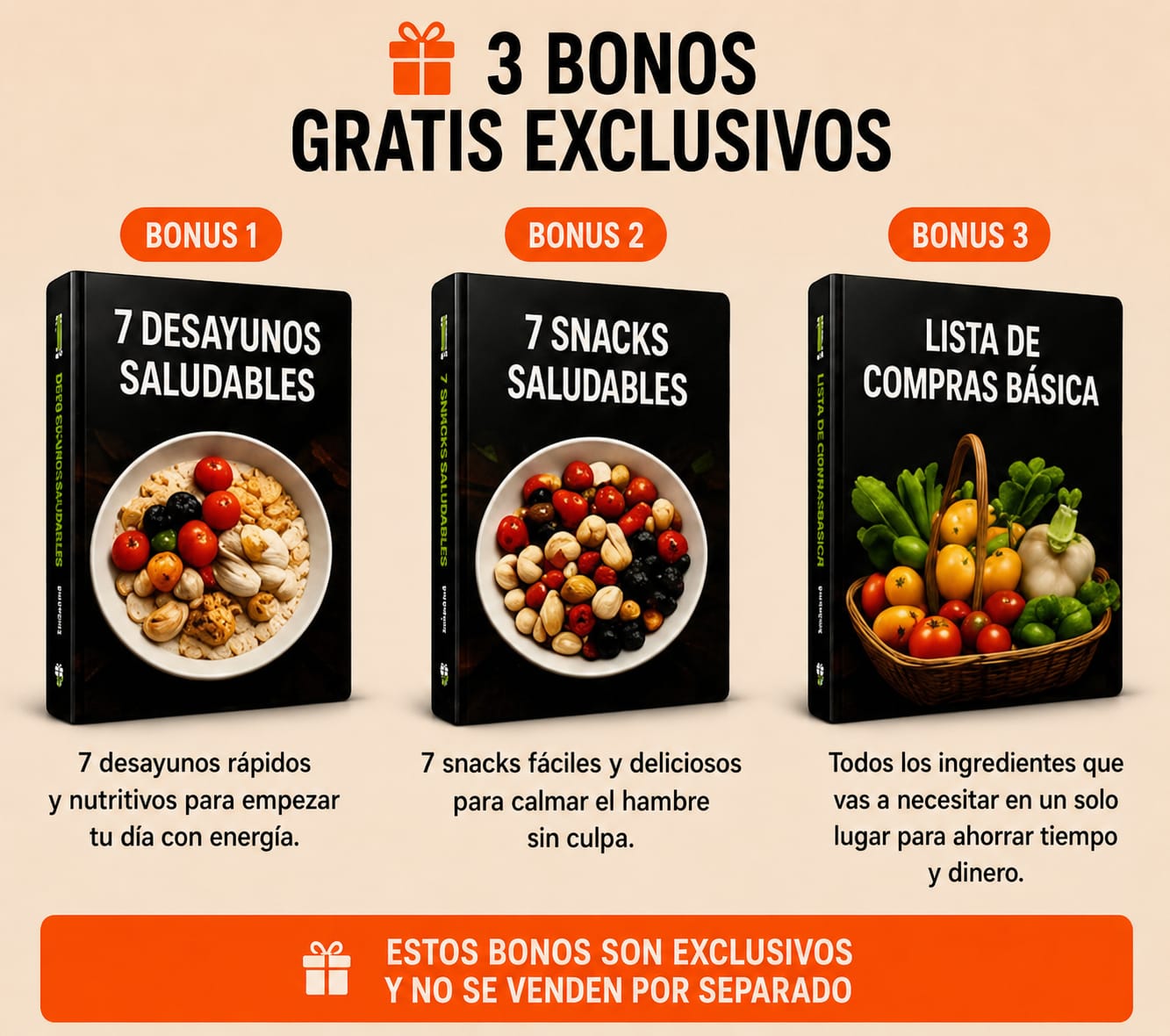 Un mes de comidas organizadas. Sin pasar hambre, sin perder tiempo.