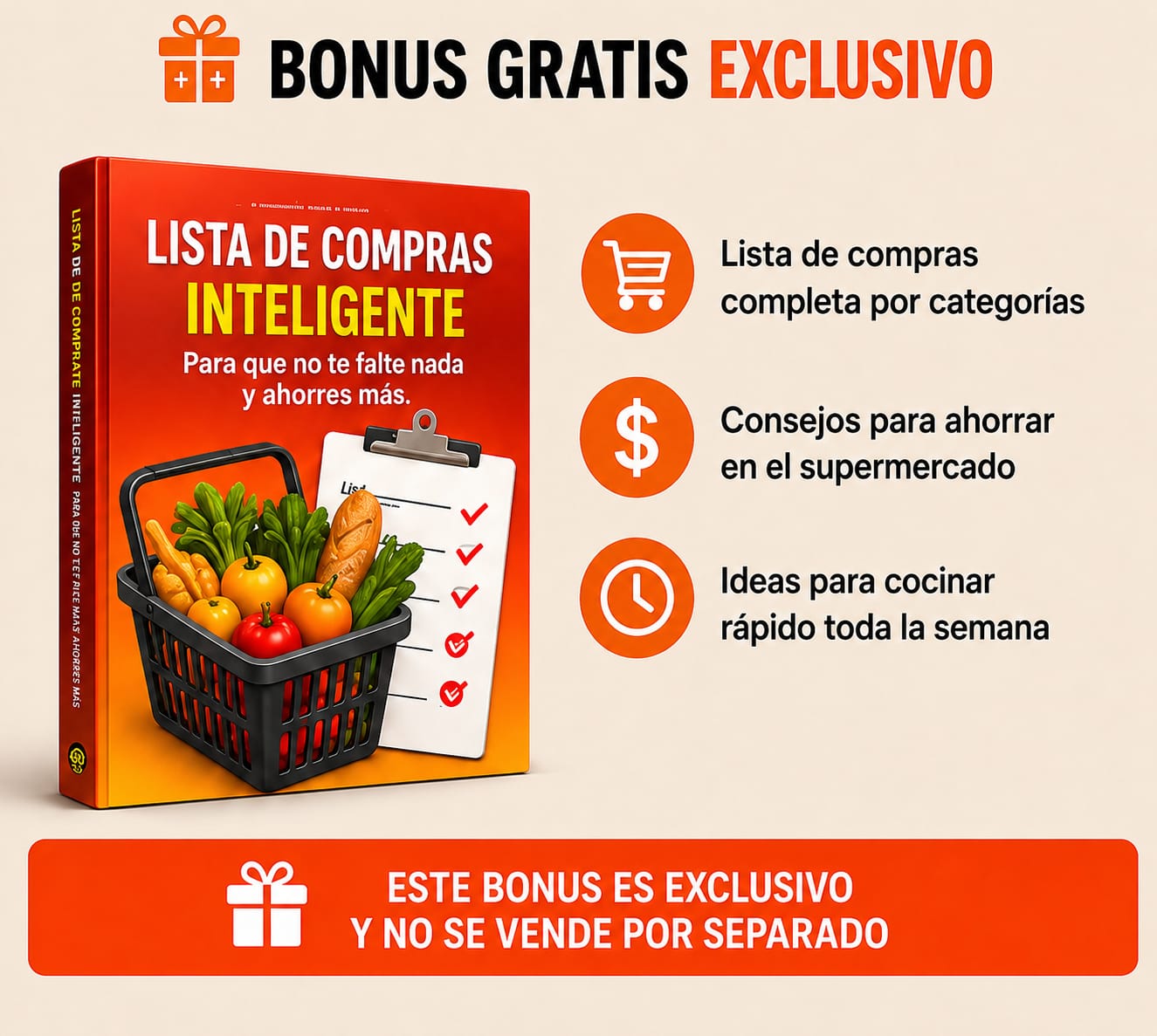 Dejá de pensar que cocinar. Resolvé tu semana en 20 minutos.