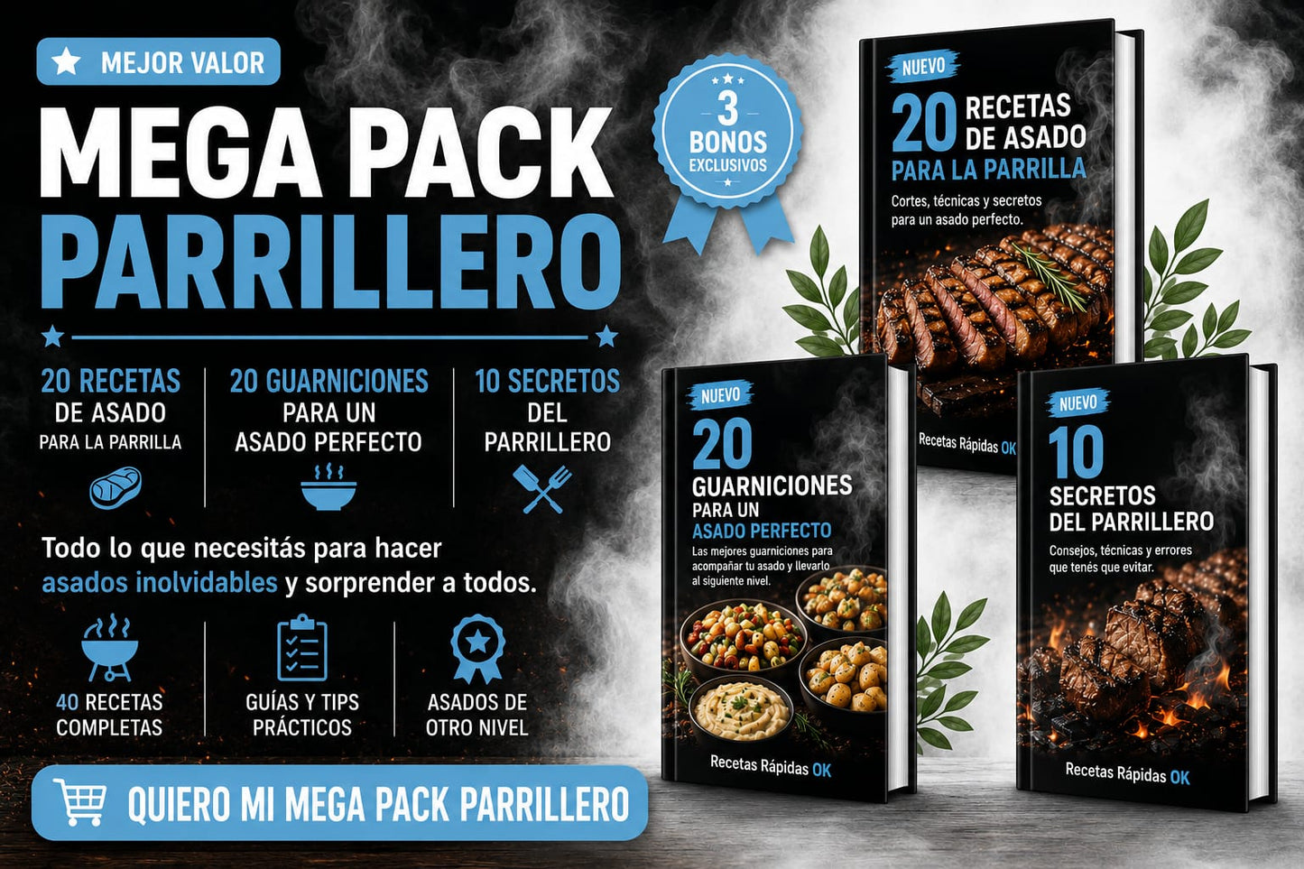 MEGA PACK PARRILLERO