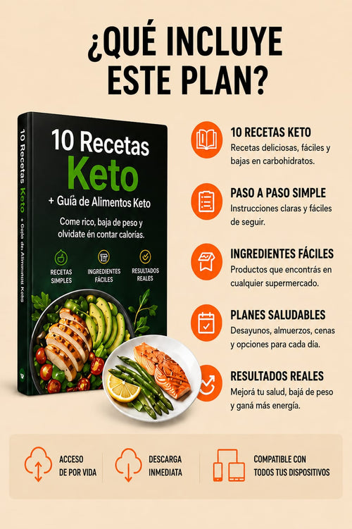 Empezá Keto hoy. Comé rico, bajá de peso y olvidate de las dietas extremas.