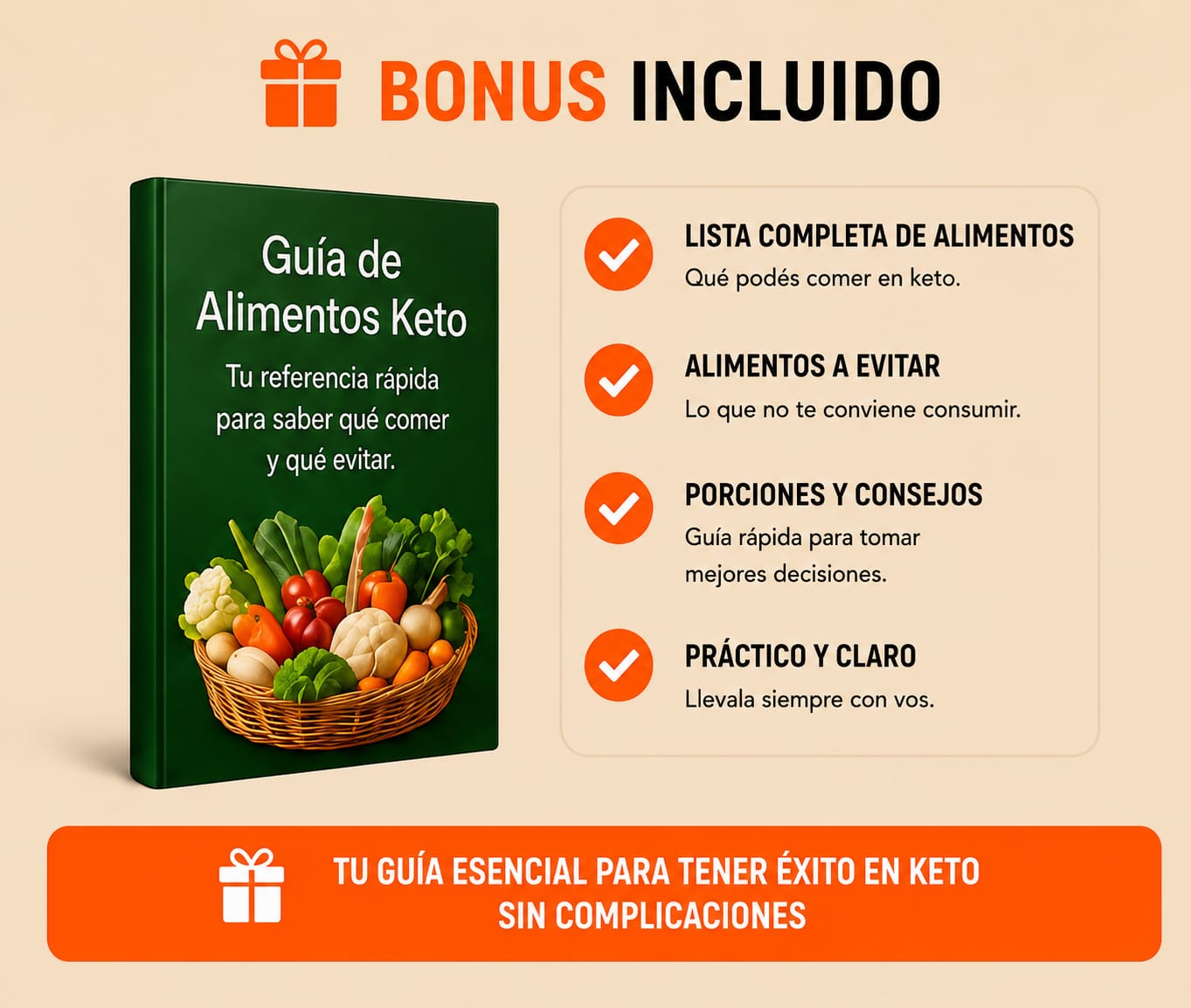 Empezá Keto hoy. Comé rico, bajá de peso y olvidate de las dietas extremas.