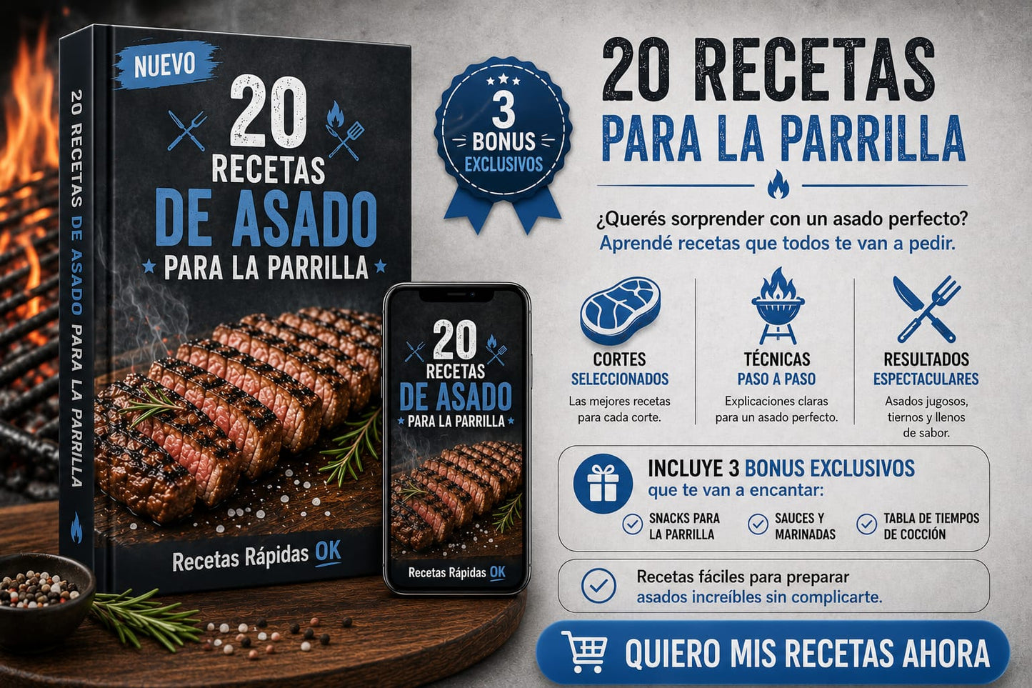 Convertite en el mejor parrillero. Asados perfectos paso a paso
