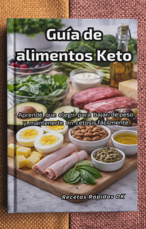 ¿Querés empezar Keto pero no sabés por dónde arrancar? 10 recetas simples y ricas para bajar de peso y sentirte mejor, sin pasar hambre ni complicarte.