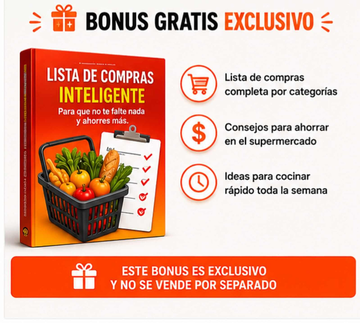 Dejá de pensar que cocinar. Resolvé tu semana en 20 minutos.