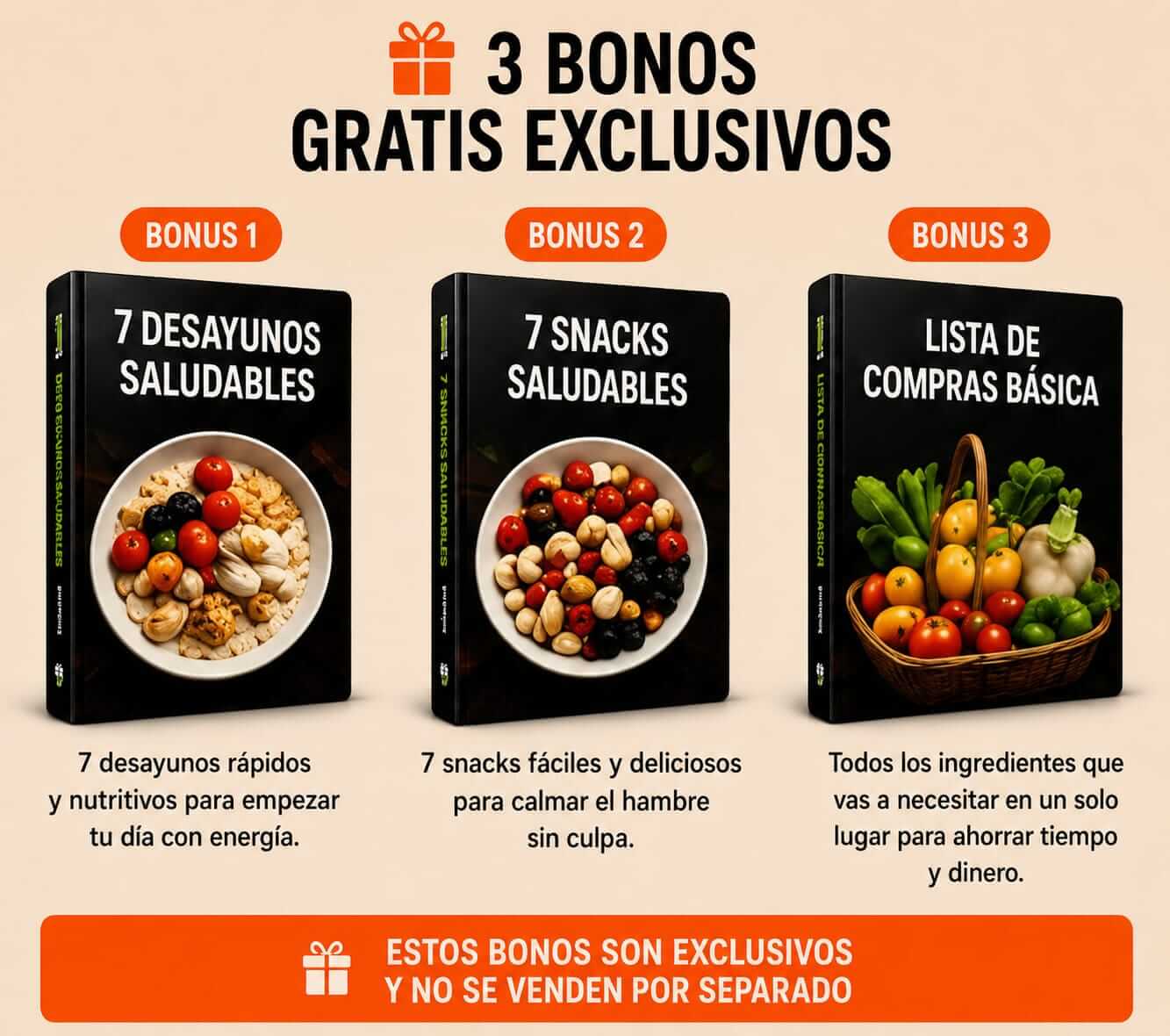 Un mes de comidas organizadas. Sin pasar hambre, sin perder tiempo.